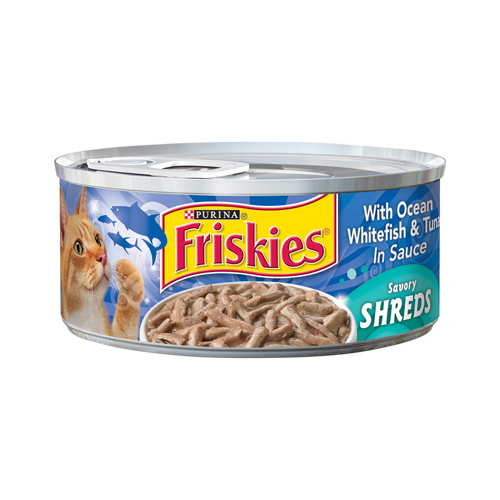 Cat Food, Ocean Whitefish & Tuna, 5.5-oz. Can