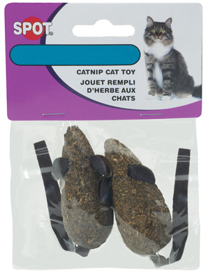 Spot 2772 Candy Mice Cat Toy With Catnip Pair