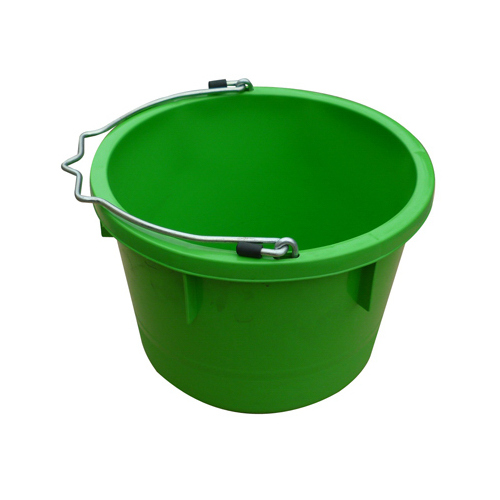 QINGDAO HUATIAN HAND TRUCK MR8QP/UB-LIMEGRN Utility Bucket, Lime Green Resin, 8-Qts.