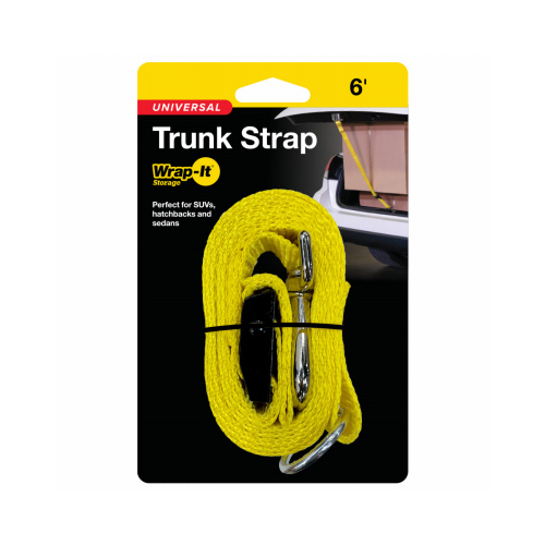Wrap-It Storage 100-TS-6YE 6.5' YELTrunk Strap