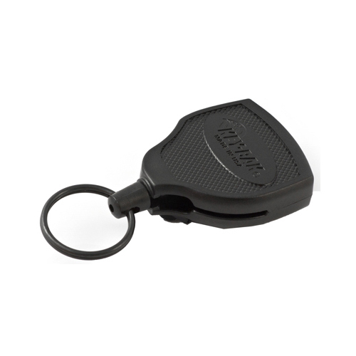 KEY-BAK 0S48-803 Belt Clip Key Reel, Retractable, Black With 48-In. Kevlar Cord