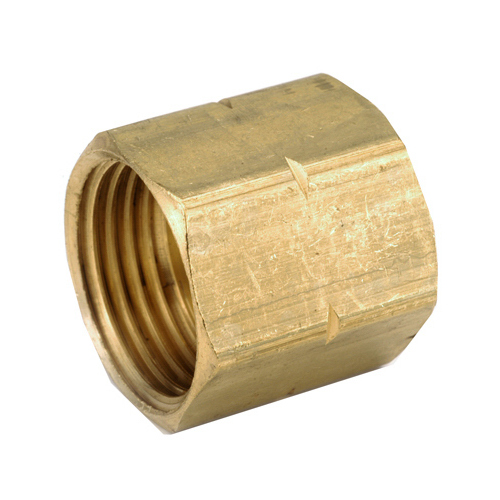 Anderson Metals 757402-12 Hose Adapter, 3/4 x 3/4 in, FGH x FGH, Brass, For: Garden Hose