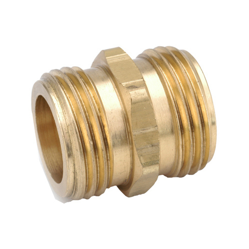 Anderson Metals 757486-121208 Garden Hose Adapter, Lead-Free Brass, 3/4 MGH x 3/4-In. MIP