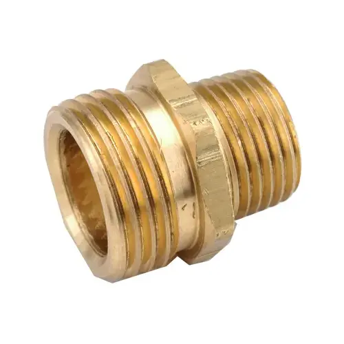 Garden Hose Adapter, Lead Free Brass, 3/4 MGH x 3/4-In. MIP