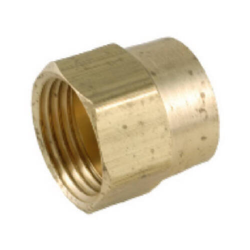 Anderson Metals 757482-1208 Garden Hose Adapter, Lead-Free Brass, 3/4 FGH x 1/2-In. FIP