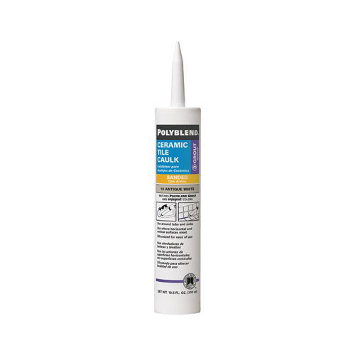 Polyblend Ceramic Tile Caulk, Light Smoke, 10.5-oz.