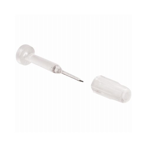 PrimeLine L 5895 Window Grid Retainer Pin, Clear Plastic pack of 6