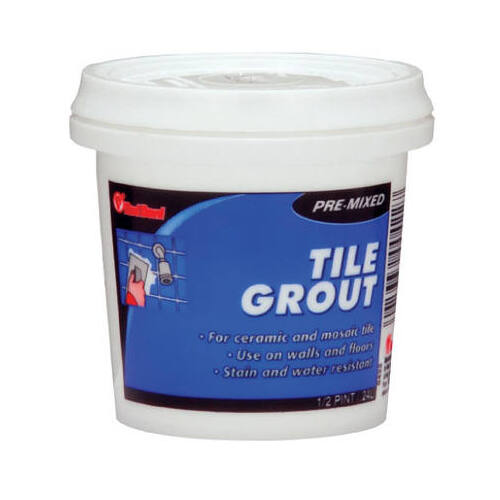 Red Devil 0422 Pre-Mixed Tile Grout, 1/2-Pint