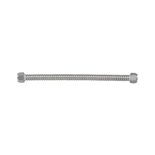 Water Heater Connector, Corrugated Stainless Steel, 3/4-FIP x 3/4-FIP x 15-In.