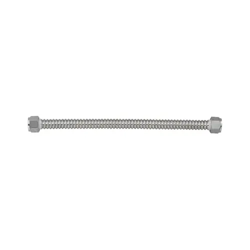 Water Heater Connector, Corrugated Stainless Steel, 3/4 FIP x 18-In.