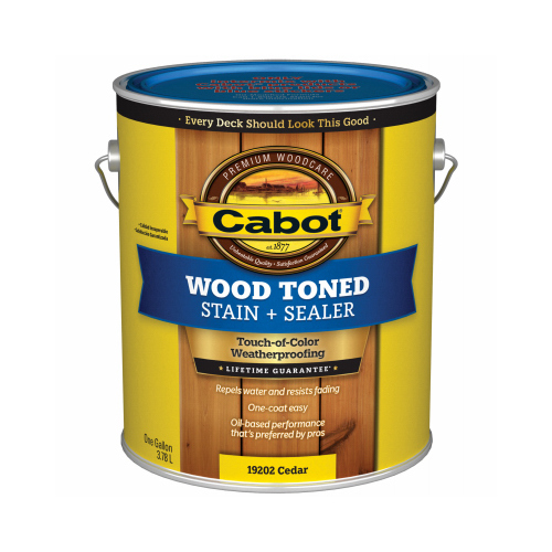 Wood Toned Deck & Siding Stain, Cedar, 1-Gallon