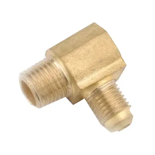 Brass Flare Elbow, Lead-Free, 1/2 x 3/8-In. MIP