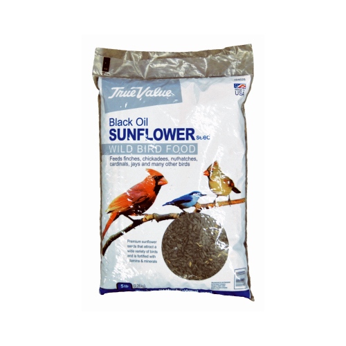 JRK SEED B115905 Black Oil Sunflower Bird Seed, 5-Lbs.