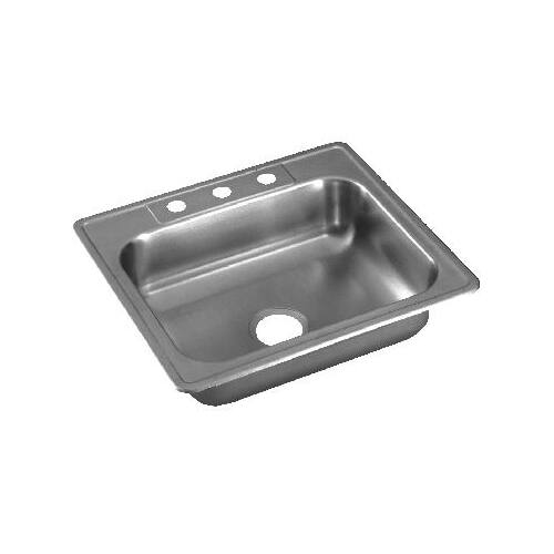 ELKAY SALES INC - SINKS NBC25224 Stainless-Steel Kitchen Sink, 25 x 22 x 7-In.