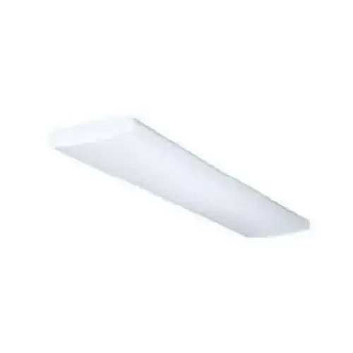 Commercial Fluorescent Wrap Light, T8, 2-Lamp, 4-Ft., 64-Watt