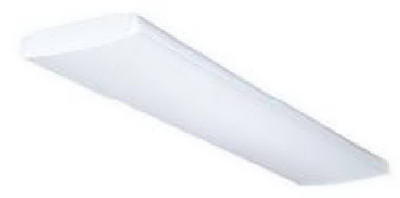 Cooper Lighting WN232 Commercial Fluorescent Wrap Light, T8, 2-Lamp, 4-Ft., 64-Watt