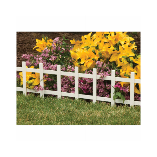Cape Cod 8-1/2-In. High Fencing of 33-In. Long Sections, 11-Ft. Total Length  pack of 4