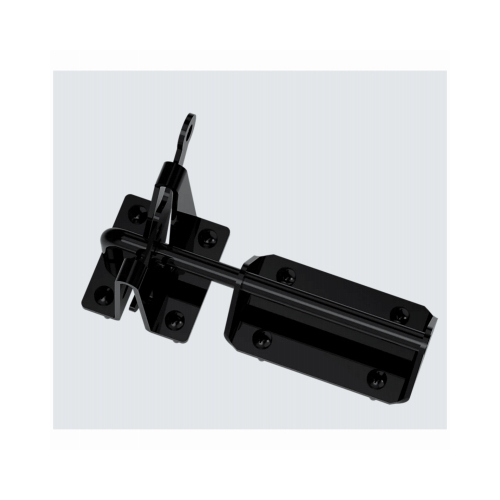 Heavy Duty Gate Latch, Black, 7.5 In.