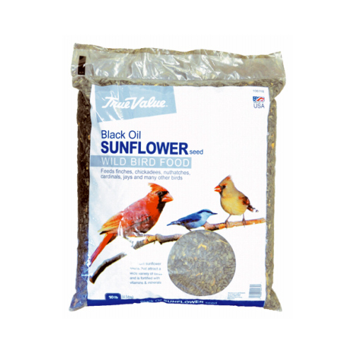 JRK SEED B115910 Black Sunflower Bird Seed, 10-Lb.