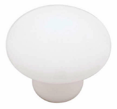 Liberty Hardware P95713H-W-C7 1-3/8-In. White Ceramic Round Cabinet Knob