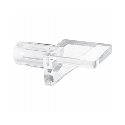 25-Lb. Shelf Support Pegs, Clear Plastic, 1/4-In - pack of 8