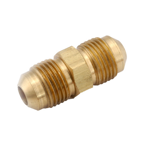 Brass Flare Reducer Union, Lead-Free, 1/2 x 3/8-In.