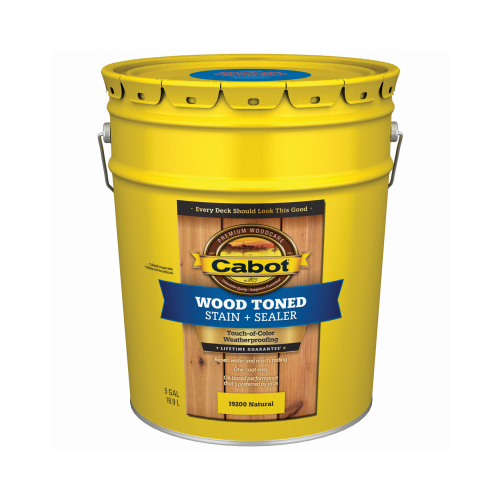 CABOT/VALSPAR CORP 1920008 Wood Toned Deck & Siding Stain, Natural