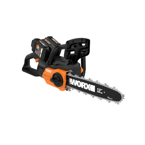 POSITEC USA INC WG381 40-Volt (2x20) Cordless Chainsaw, 12-In.