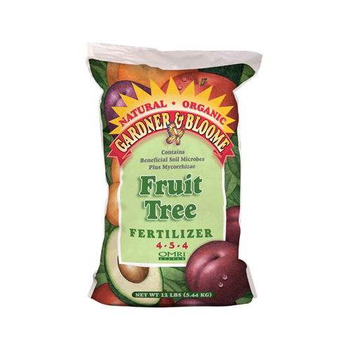 Fruit Tree Fertilizer, 4-5-4 Formula, 12-Lbs.