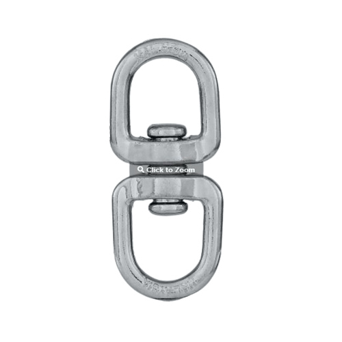 Eye & Eye Chain Swivel, 5/8 x 5/8 In.