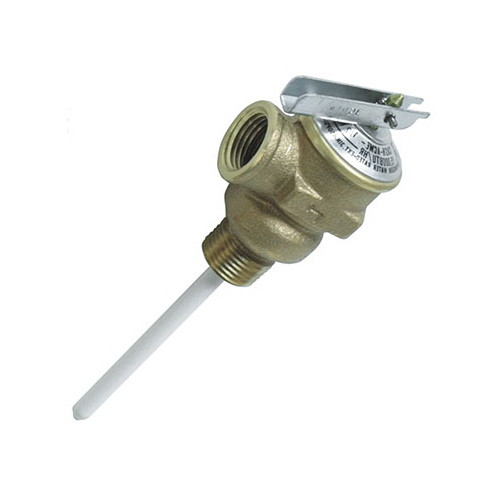 Camco 10423 Temperature and Pressure Relief Valves 1.6" L Gold