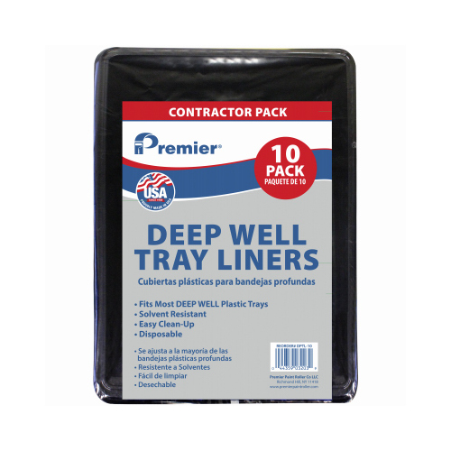 PREMIER PAINT ROLLER/Z PRO DPTL-10 2QT HD Tray Liner  pack of 10