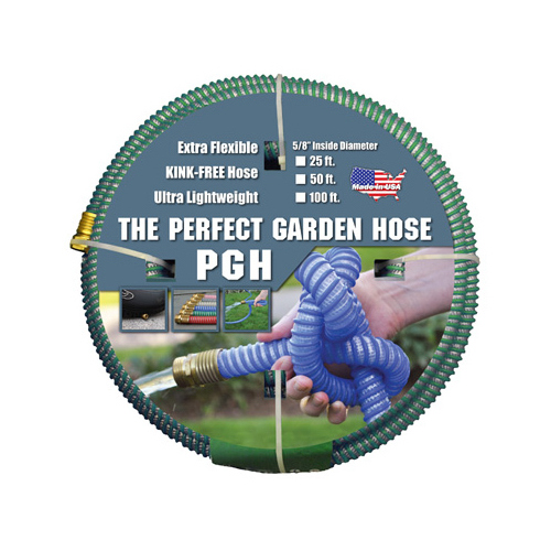 JGB Enterprises 001-0109-0600 All-Weather Garden Hose, Kink Proof, Flexible, Ultra Lightweight, Green, 5/8-In. x 50-Ft.