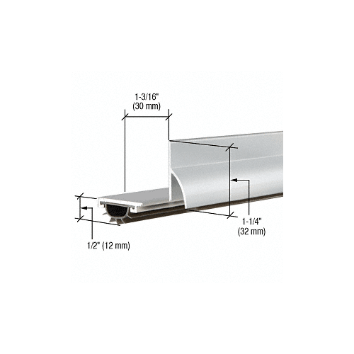 Aluminum "L" Shape Door Bottom with Full Notch