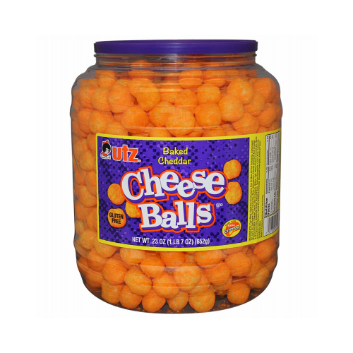 UTZ QUALITY FOODS 27580-XCP5 Cheddar Cheese Balls, 23-oz. - pack of 5