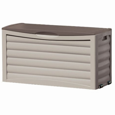 Suncast DB6300 Patio Storage Box, Portable, 63-Gallon