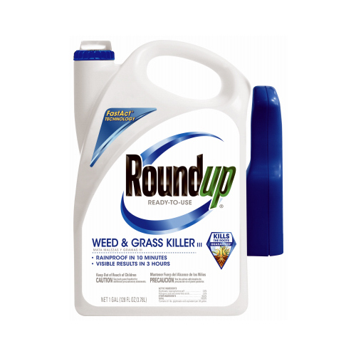 Weed and Grass Killer, Liquid, Spray Application, 1 gal Bottle