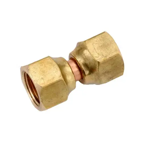 Brass Flare Connector, Lead-Free, 3/8-In. Swivel