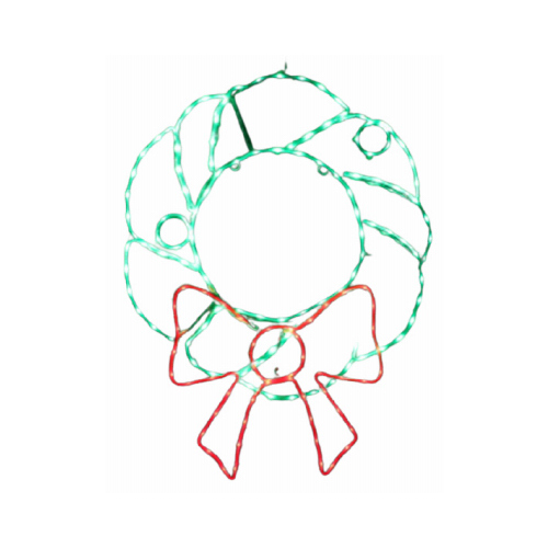 Holiday Wonderland FCB-XM-OX0046 Tape Light Wreath