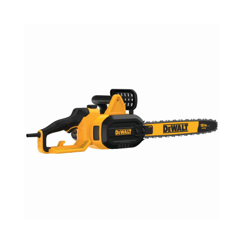 DEWALT DWCS600 Chainsaw, 15 A, 18 in L Bar/Chain