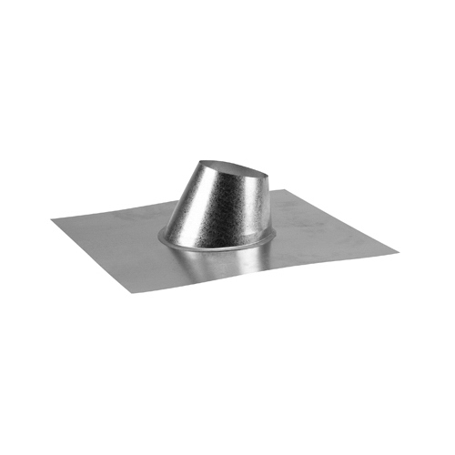 Pellet Stove Flashing, Type L, Adjustable, 4-In.