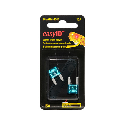 Bussmann Bpatm 15id Blue Mini Auto Fuse 15a