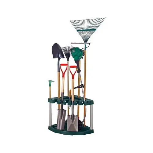 Corner Garden Tool Rack, 10 Slots