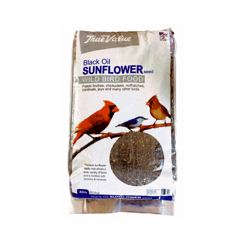 JRK SEED B115940 Black Sunflower Bird Seeds, 40-Lbs.