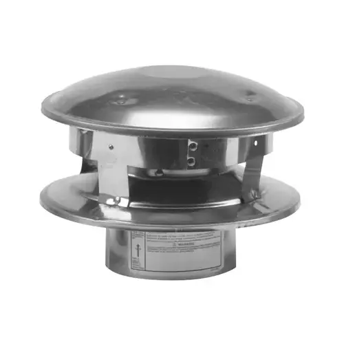 Pellet Stove Vertical Termination Cap, 4-In.