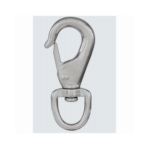 National Hardware N100-273-3/4-in x 3-3/8-in Bolt Snap Hook in Nickel in  the Chain Accessories department at