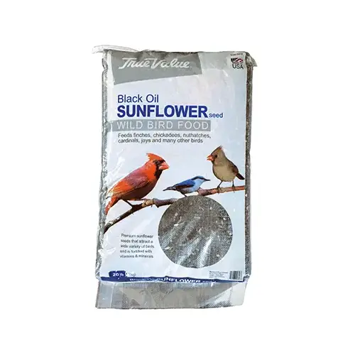 JRK SEED B115920 Black Oil Sunflower Bird Seed, 20-Lbs.