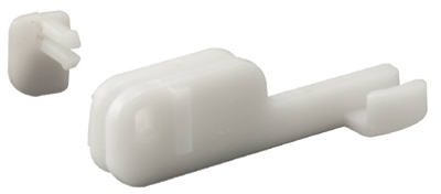 Prime-Line 193051 Nylon Shower Door Bottom Guide & Retainer