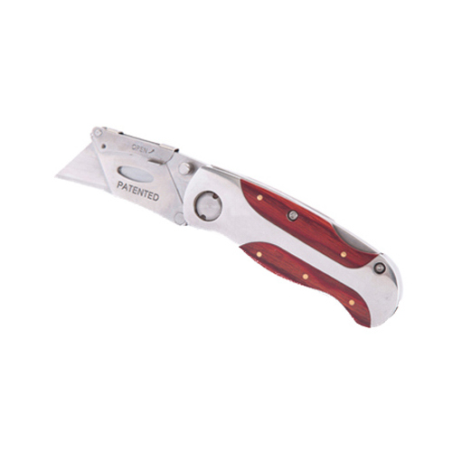 Master Mechanic 176184 Utility Knife With Hardwood Handle