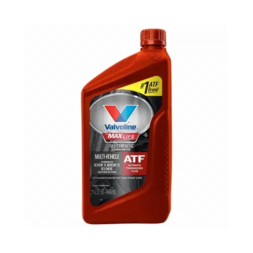 Valvoline VV3246 MAXLIFE Automatic Transmission Fluid, 1 qt Bottle